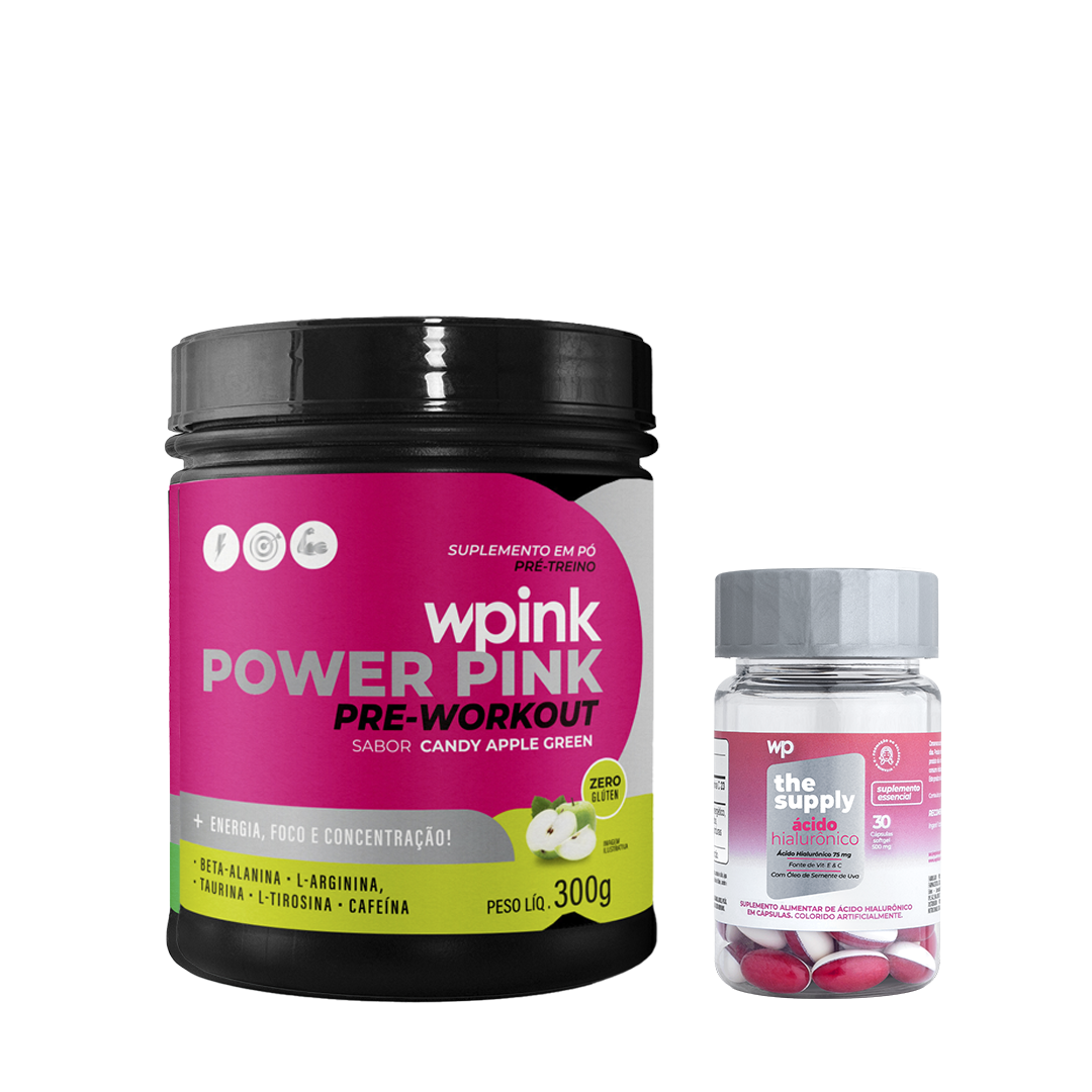 super power pink maçã verde + ácido hialurônico - wp
