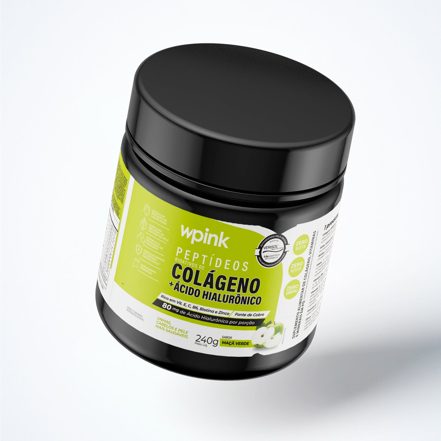 Colágeno de maçã verde - 240g – wp