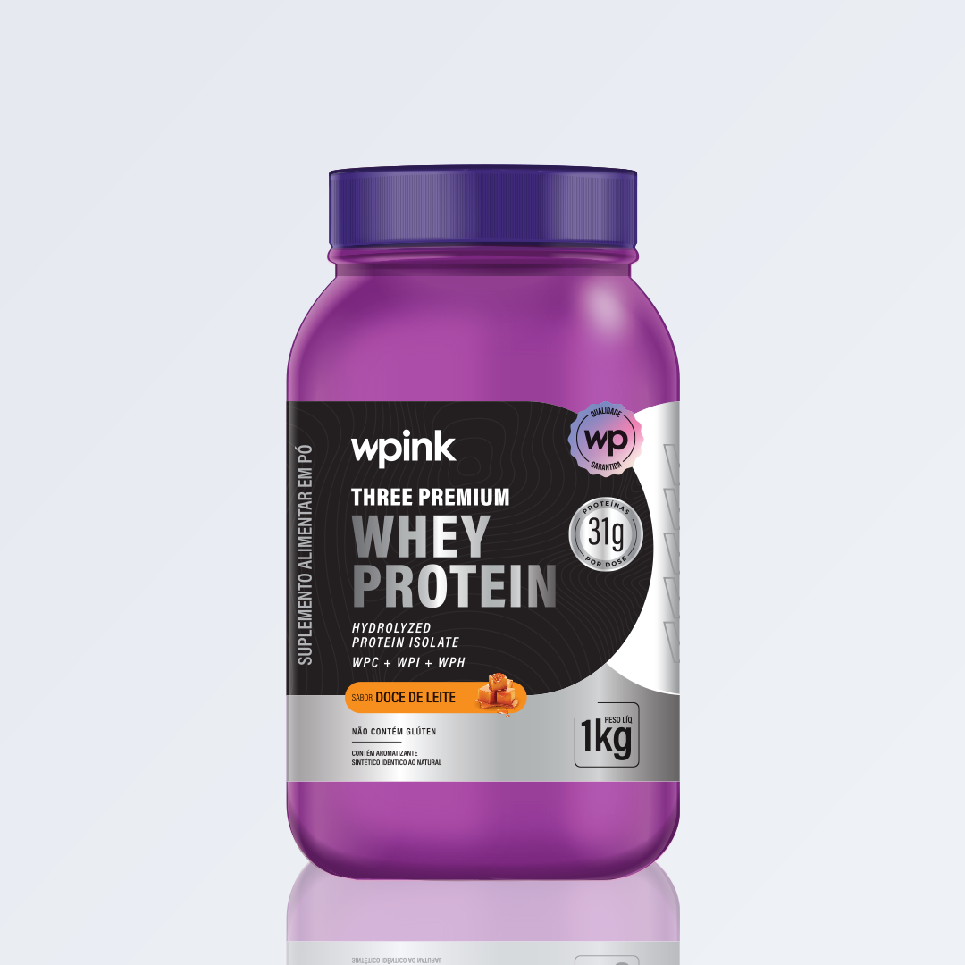 Three Premium Whey Protein Doce de Leite WP – 1 KG