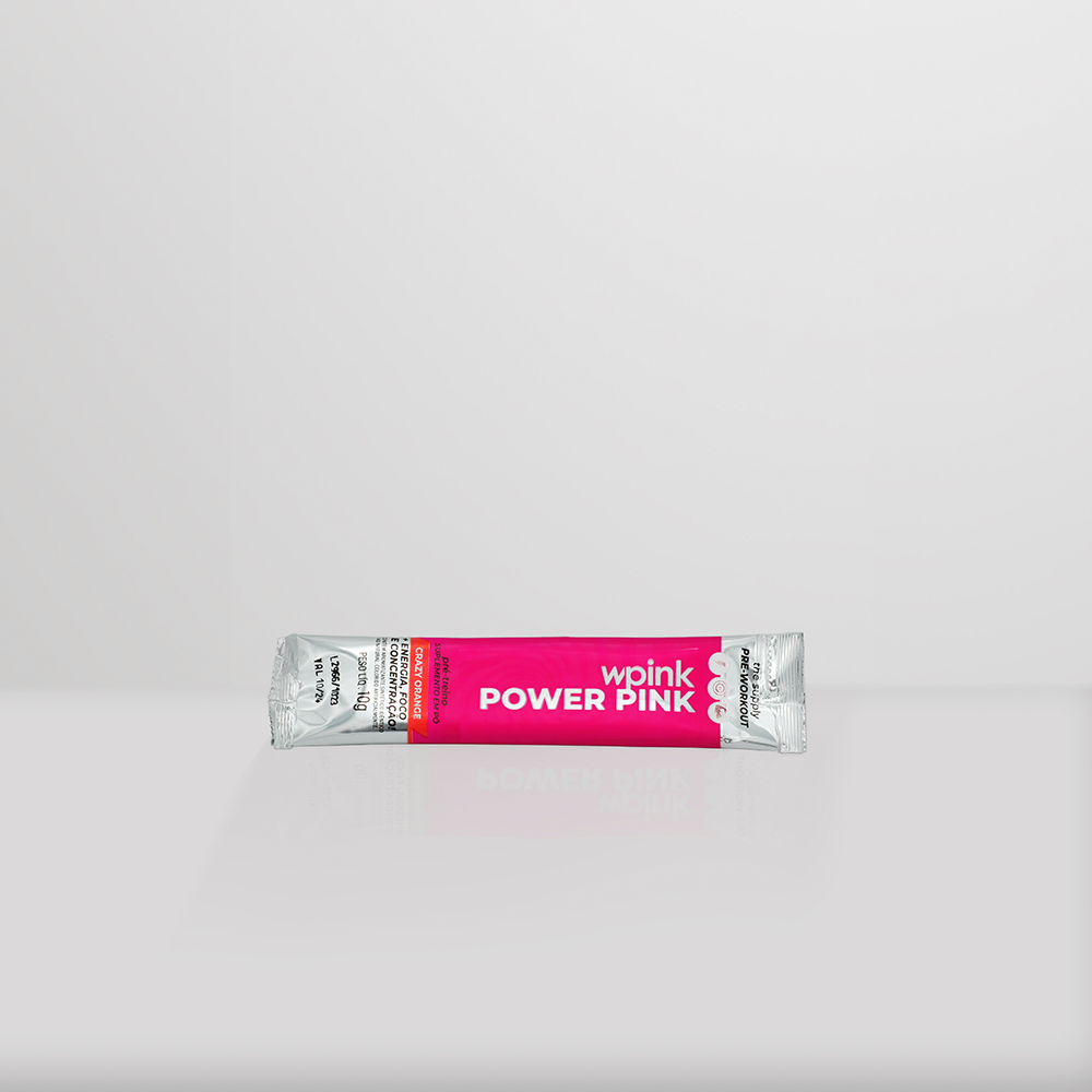 power pink de laranja - pré-treino – 300g – WPink Suplementos